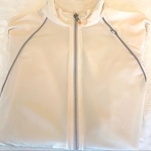 Lucy brand yellow reflective windbreaker. Size M